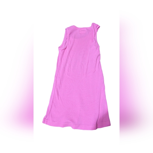 Mentally Exhausted Hot Pink Graphic Tank Top, No Size Tag S/M??, Pre-Loved - Picture 2 of 4